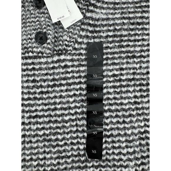 Banana Republic Sweater Sz XS Johnny Collar Wool Striped Preppy Old Money - Picture 3 of 14